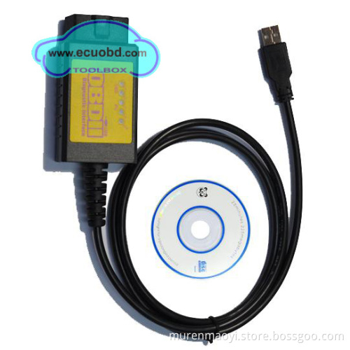 Free ship and high quality ELM327 USB Scanner(Plastic)